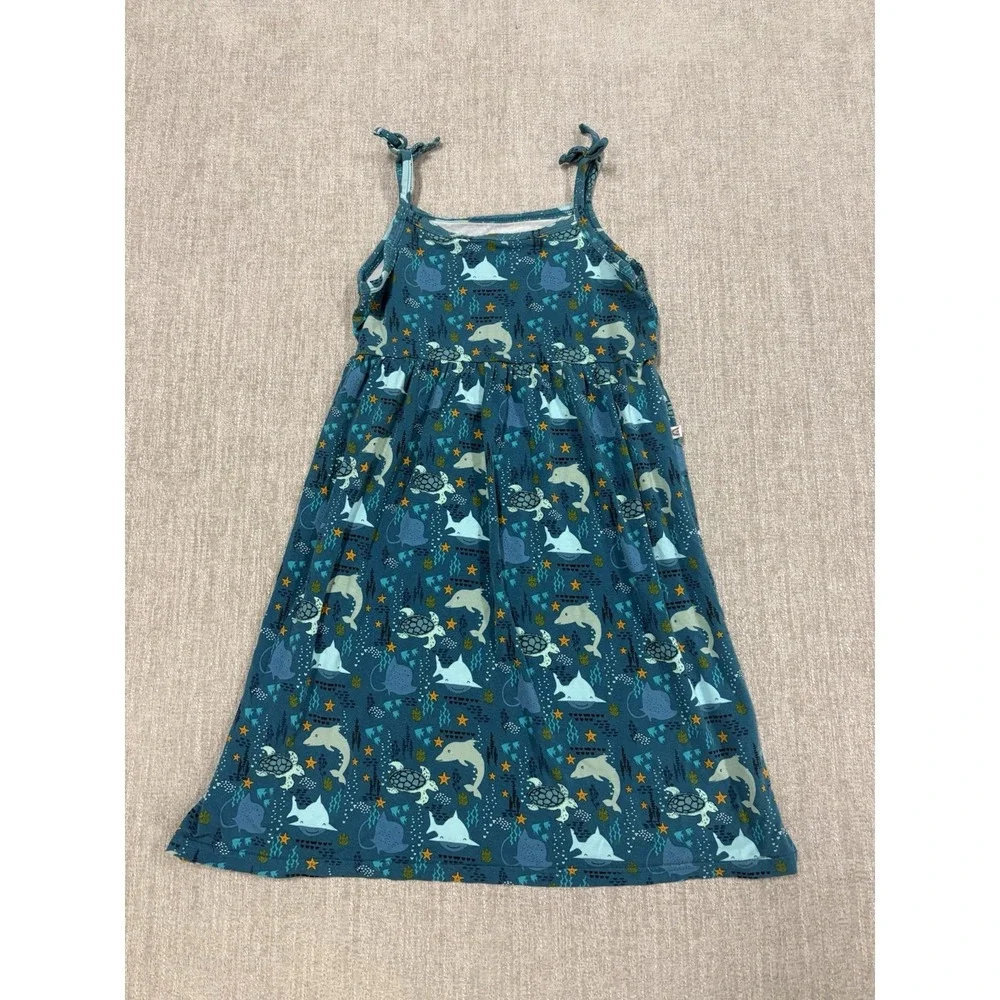 Emerson And Friends Ocean Friends Bamboo Summer Dress Size Youth Girls Size 6/7